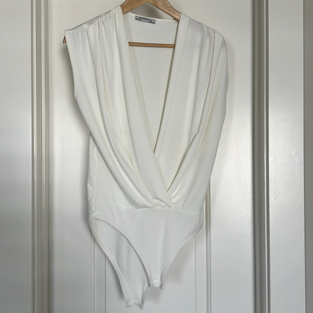 Zara Trafaluc White Body Suit